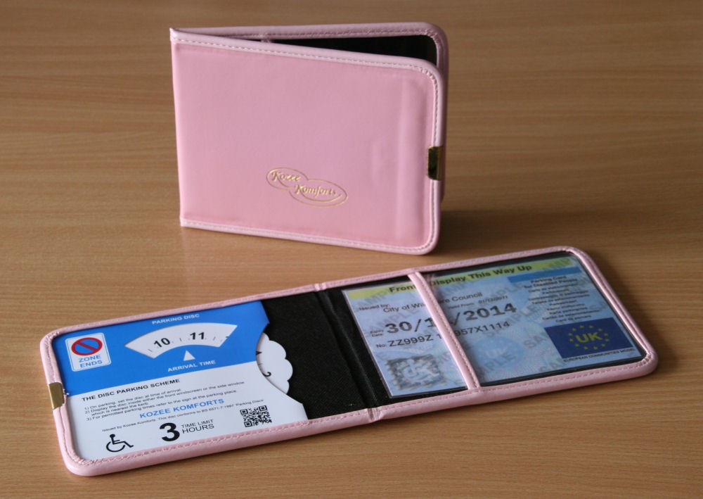 Plastic Blue Badge and Parking Clock Wallet Plastic Blue Badge and Parking Clock Wallet