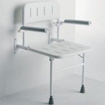 Wall Mounted Seat With Arms