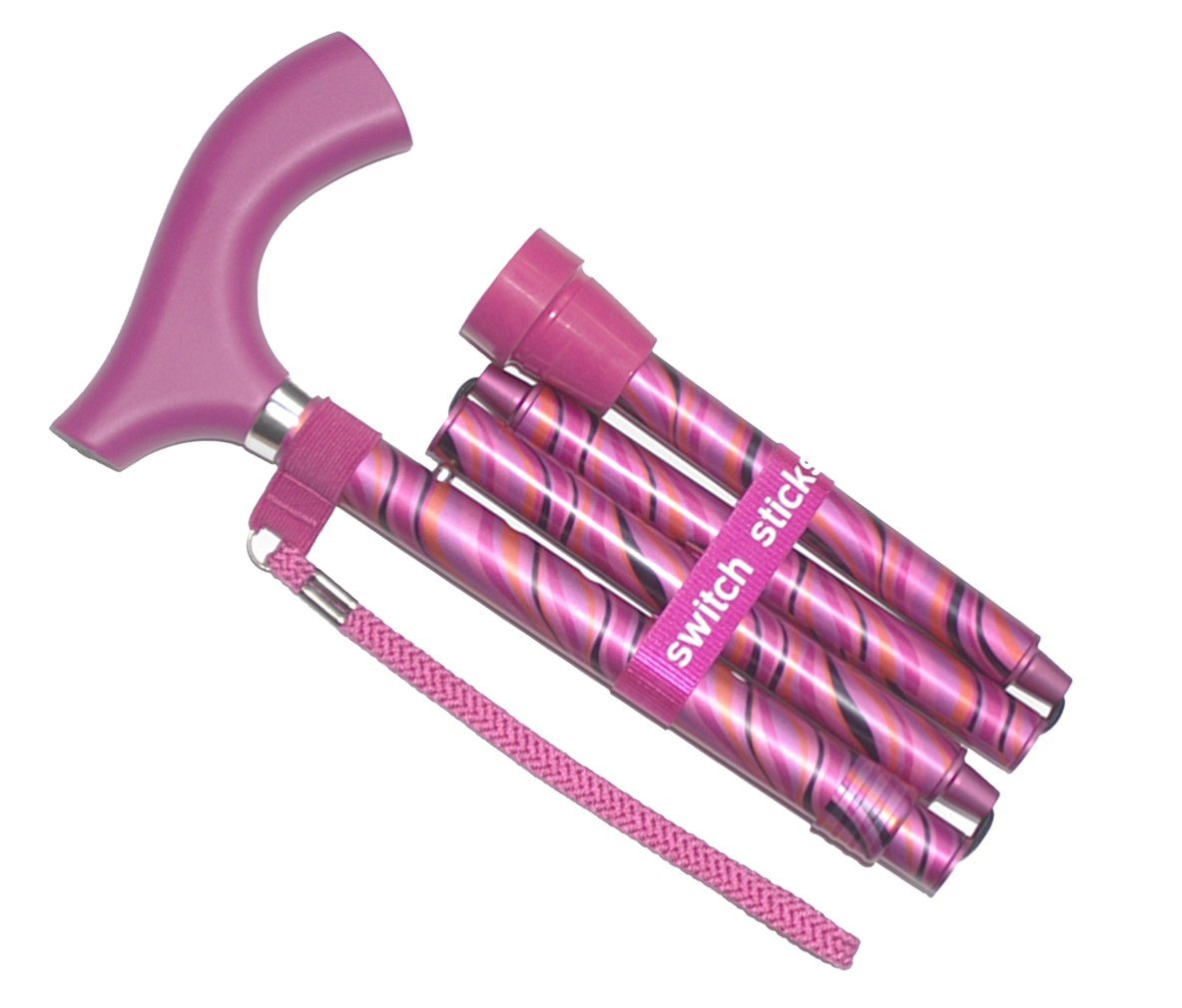 Tango Folding Walking Stick Height Adjustable.