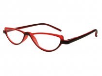 Abbi Black And Red Frame Reading Glasses