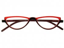 Abbi Black And Red Frame Reading Glasses 1
