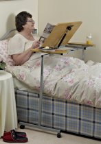 Adjustable Tilting Over Bed and Over Chair Table 1