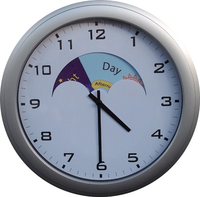 Analogue Dementia Care Day / Night Clock