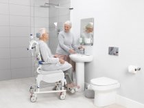 Aquatec Ocean Dual VIP Ergo Shower Chair Commode