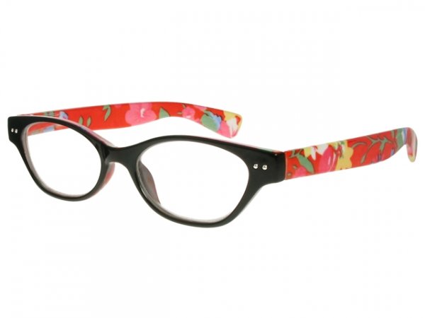 Audrey Black And Orange Frame Reading Glasses