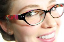 Audrey Black And Orange Frame Reading Glasses 2