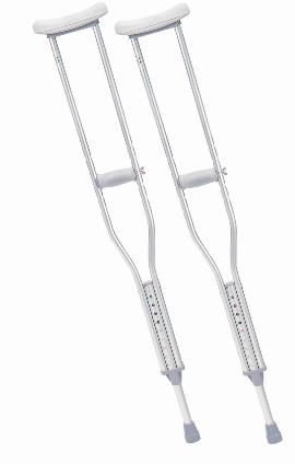 Axilla Red DotÂ® Crutches