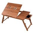 Adjustable Wooden Bed Tray