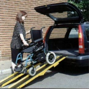 Channel Folding Wheelchair / Scooter Mobility Car Ramp