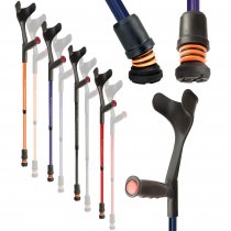 Flexyfoot Open Cuff Crutch Softgrip Handle