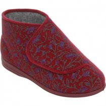 Ladies Elise Patterned Easi Fit Slipper