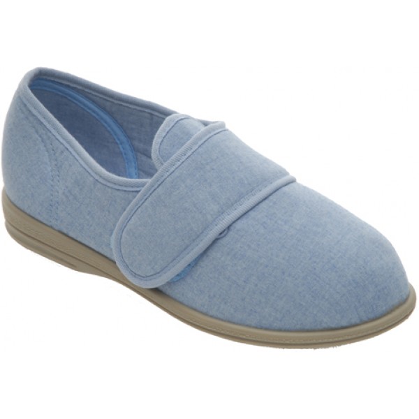 Cosy Feet Ladies Jenny Cotton Slipper Cool And Comfy.