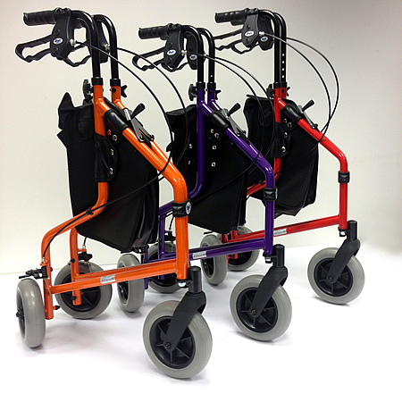 Lightweight Aluminium Tri Wheel Walker