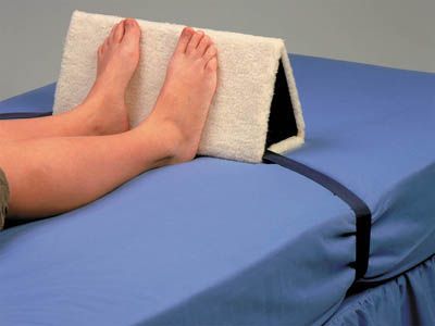 foot bed down prevent medical mobility slipping pillows