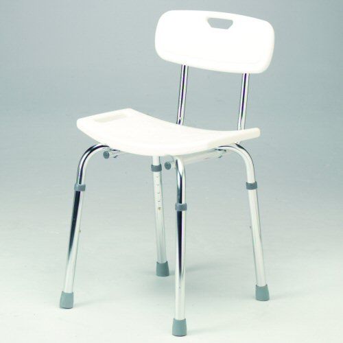 Aluminium Shower Stool With Backrest Active Mobility