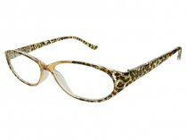 Lynx Brown Frame Reading Glasses
