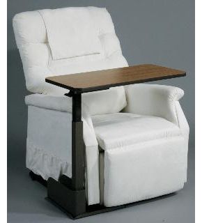 Over Riser and Recline Chair Table