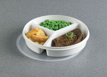 Partitioned Scoop Dish With Lid