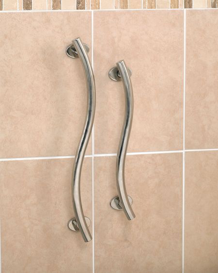 Polished Stainless Steel Grab Rail