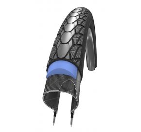 Schwalbe Marathon Plus Puncture Resistant Wheelchair Tyre-Black