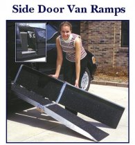 Side Door Van Ramp for Wheelchairs and Scooters