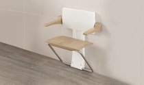 Slim Fold Shower Seat (Various Colours) 3