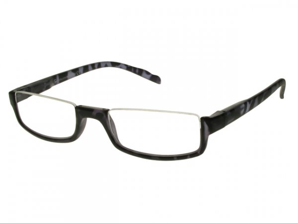 Sloane Black And Grey Frame Reading Glasses With Pouch