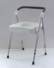 Voyager Folding Commode Seat (Commode with pan)