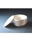 Commode Pan with Lid