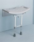 Wall Mounted Shower Seat With Legs