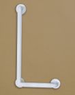 Grab Bar Plastic Fluted Coloured Angled