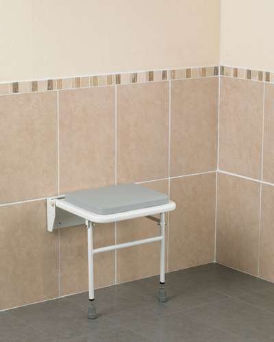 Wall Mounted Padded Shower Seat