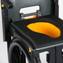 Wheelable Travel Aid, Shower and Commode Chair 5
